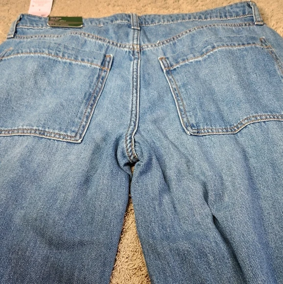 Wild Fable Women's Mid Rise Wide Leg Cargo Baggy Pants Medium Wash Size 2/31" - Picture 9 of 16